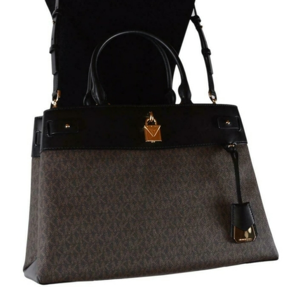 MIchael Kors Large Logo Satchel - Picture 3 of 7